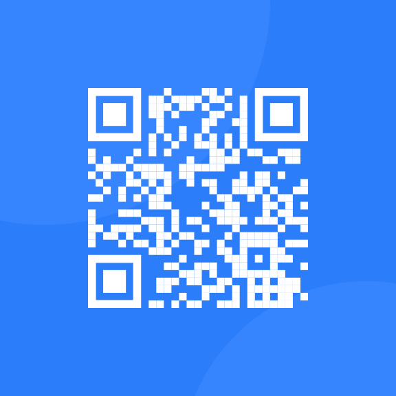 Scannable QR code leading to the Frontend Mentor home page